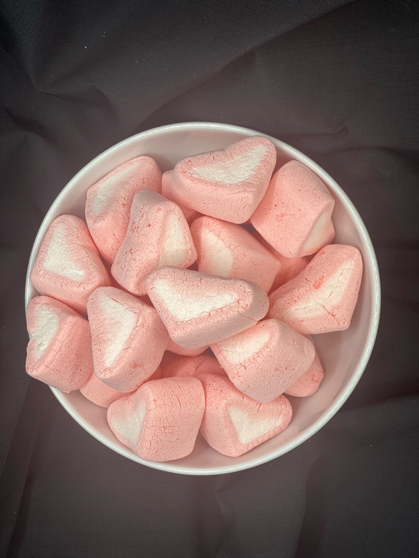 Trinity Bites Heart shaped marshmallows