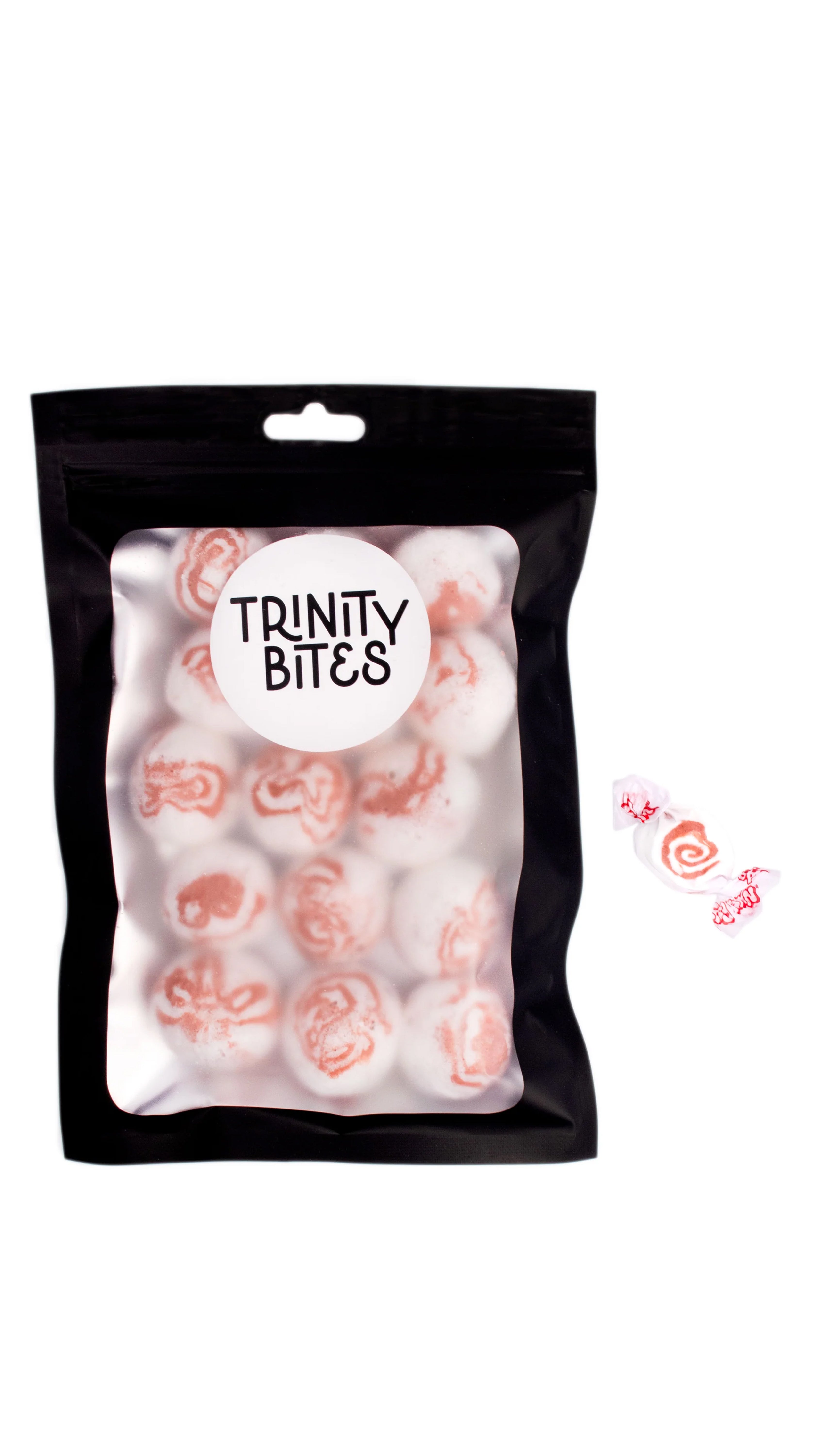 Trinity Candy Trinity Bites Freeze- Dried Salt Water Taffy Candy Lollies- Various Fl