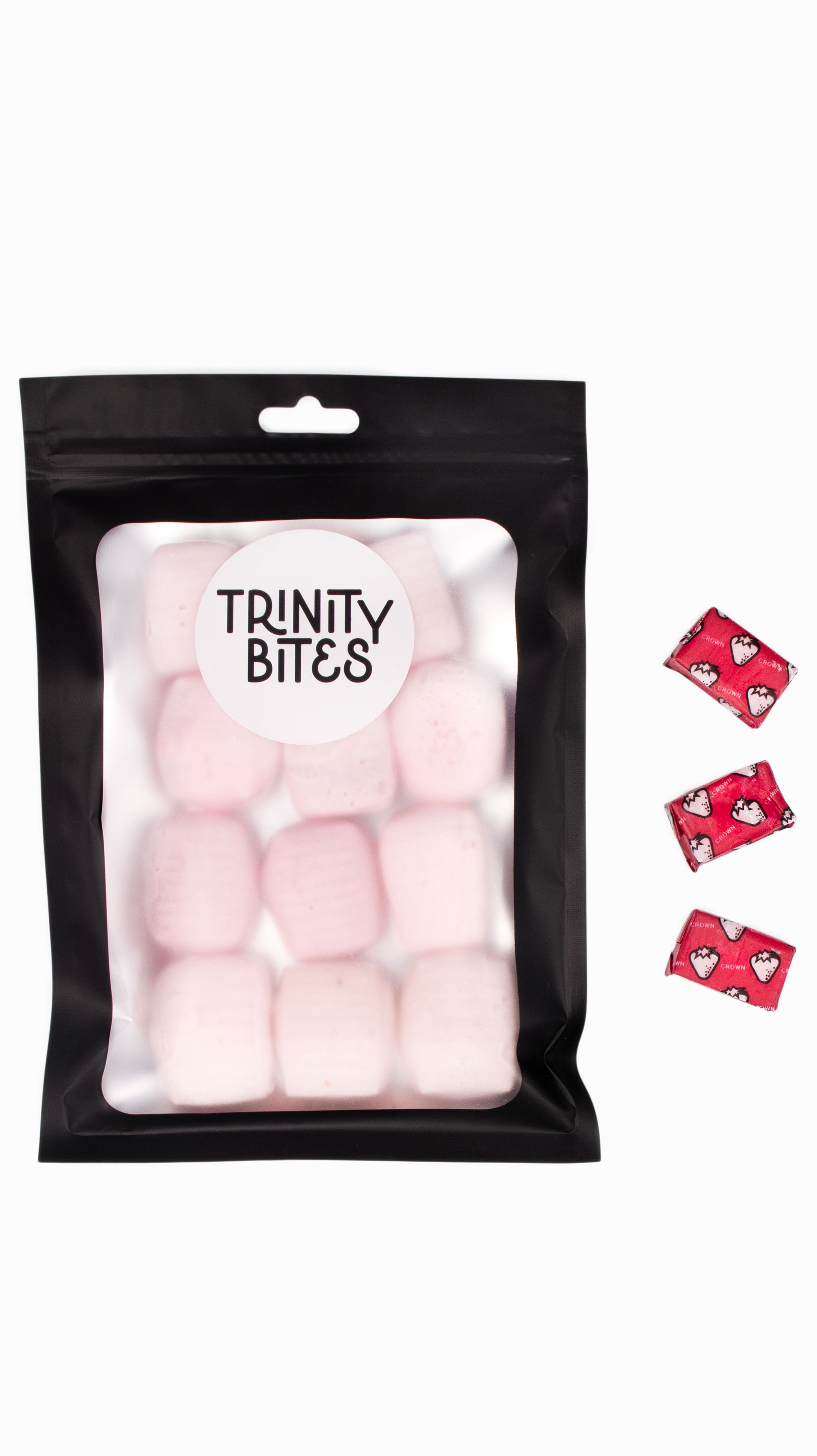 Trinity Candy Trinity Bites Zap Fruit Chews Freeze- Dried Candy Lollies - Various Fl